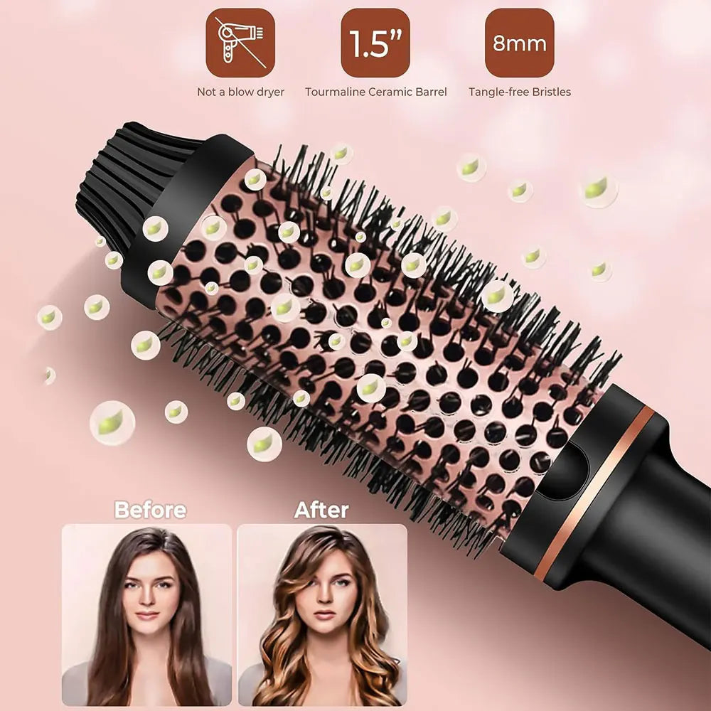 Heated Volume Brush for Effortless Curls™