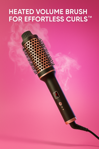 Heated Volume Brush for Effortless Curls™