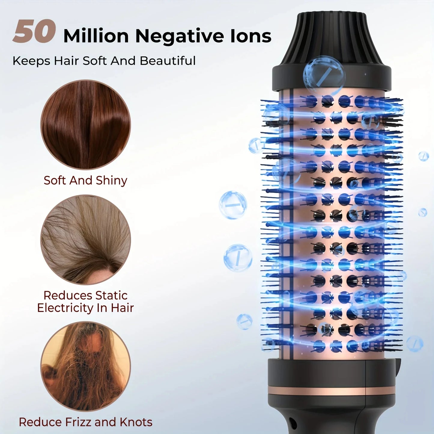 Heated Volume Brush for Effortless Curls™